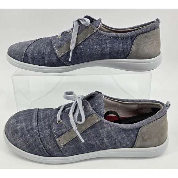 SAS Marnie Women's Sneakers Sz 12 Blue Jay Canvas Tripad Comfort Lace Shoes - Picture 1 of 8